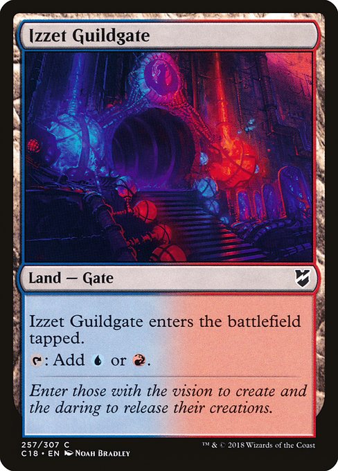 Izzet Guildgate (Commander 2018 #257)