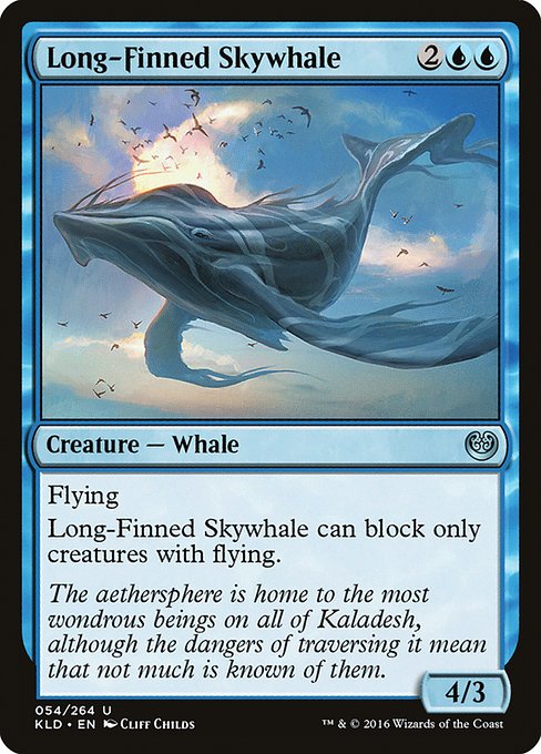 Long-Finned Skywhale (Kaladesh #54)