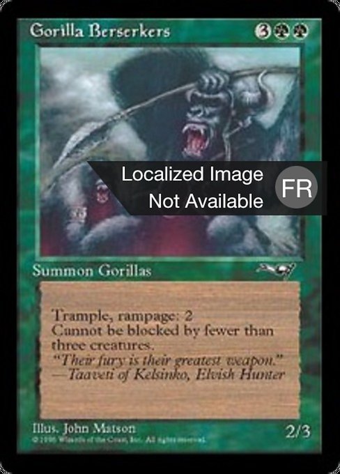 Gorilla Berserkers (Alliances #93a)