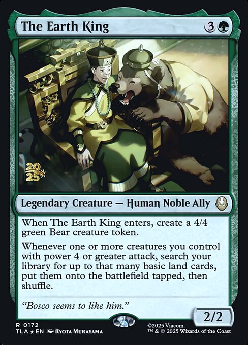 The Earth King magic the gathering card art