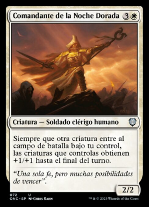 Goldnight Commander (Phyrexia: All Will Be One Commander #72)