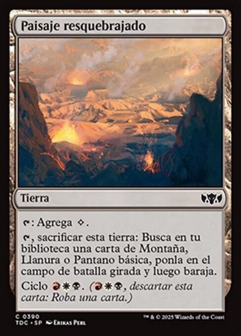 Paisaje resquebrajado