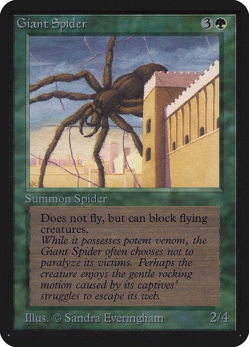 Giant Spider (Limited Edition Alpha #198)