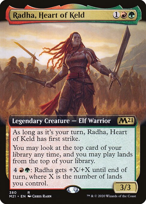Radha, Heart of Keld (Core Set 2021 #380)