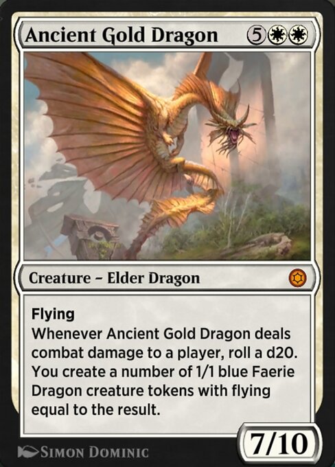 Ancient Gold Dragon (Alchemy Horizons: Baldur's Gate #82)