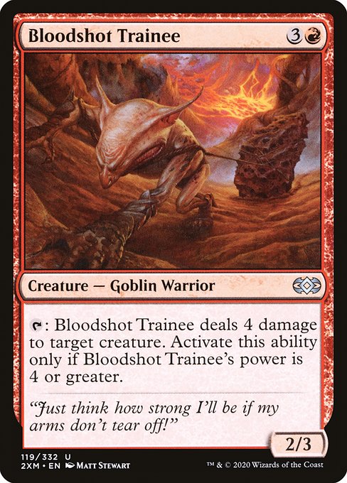 Bloodshot Trainee (Double Masters #119)