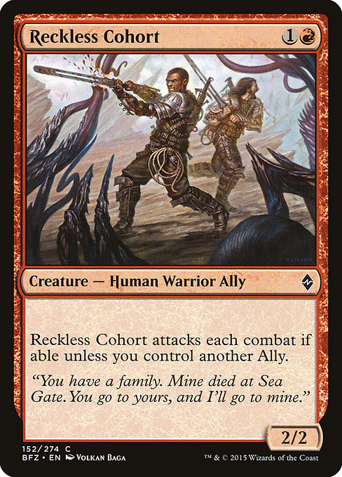 Reckless Cohort card image