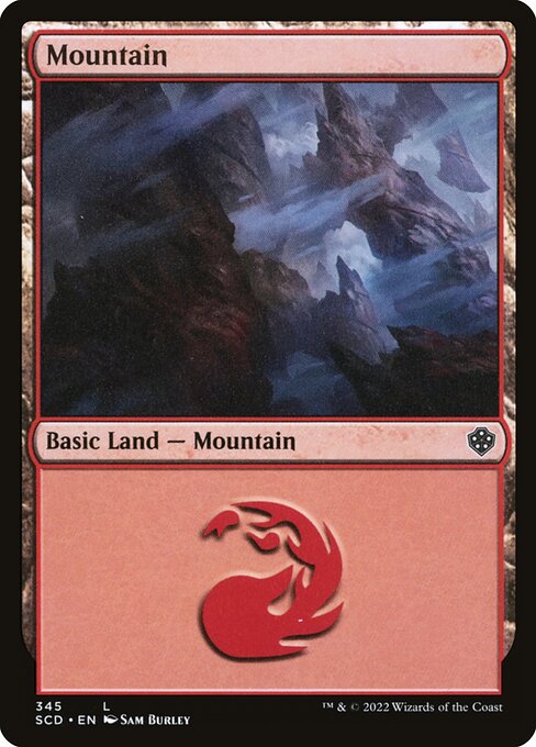 Mountain (Starter Commander Decks #345)