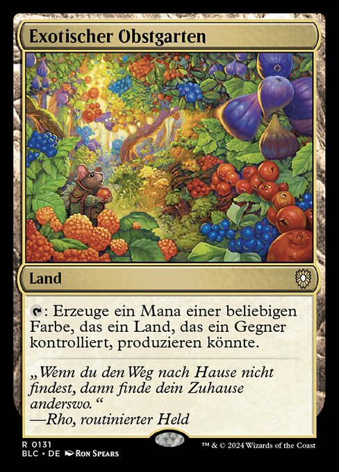 Exotischer Obstgarten