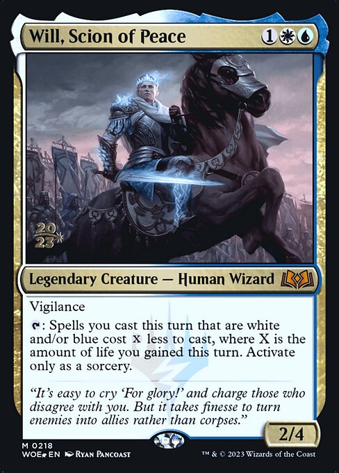Will, Scion of Peace (pwoe) 218s
