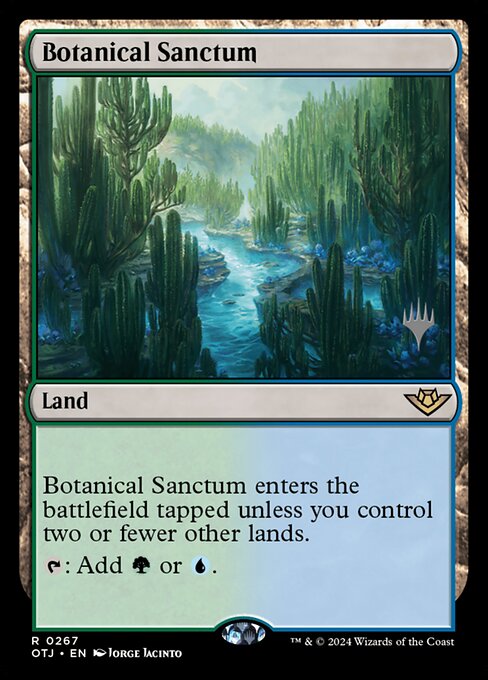 Botanical Sanctum (Outlaws of Thunder Junction Promos #267p)