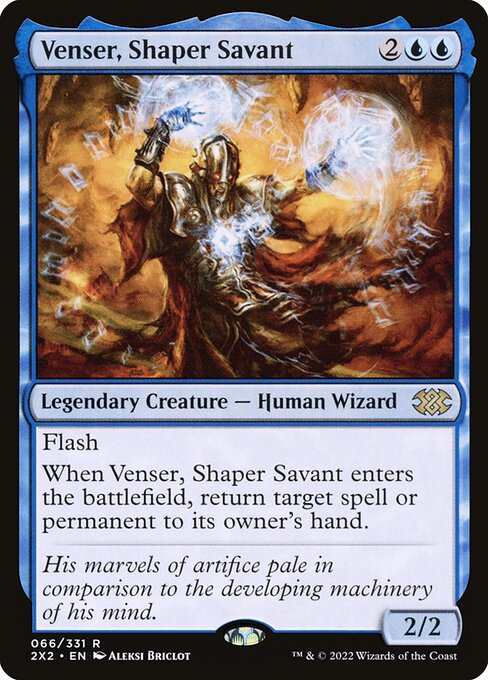 Venser, Shaper Savant (Double Masters 2022 #66)
