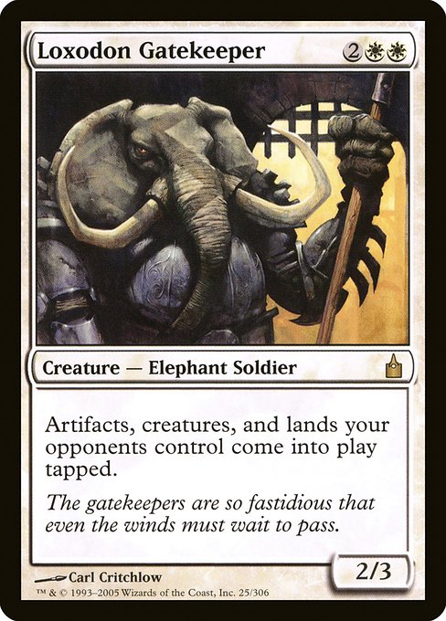 Loxodon Gatekeeper (Ravnica: City of Guilds #25)