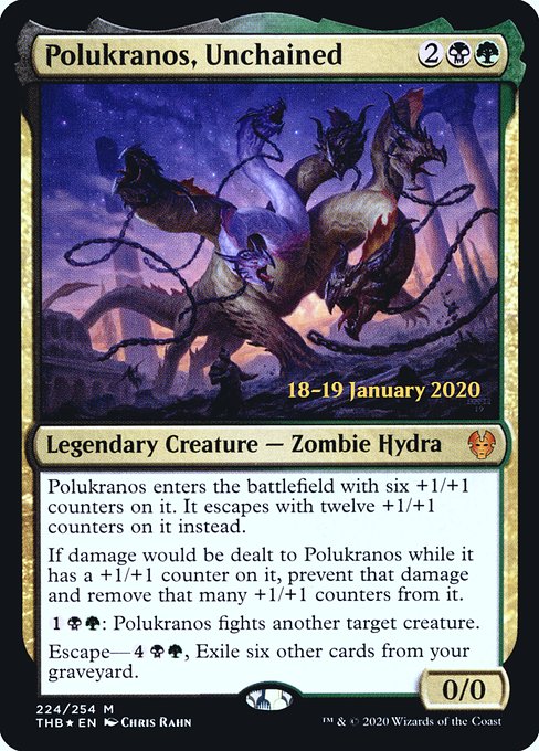Polukranos, Unchained (Theros Beyond Death Promos #224s)