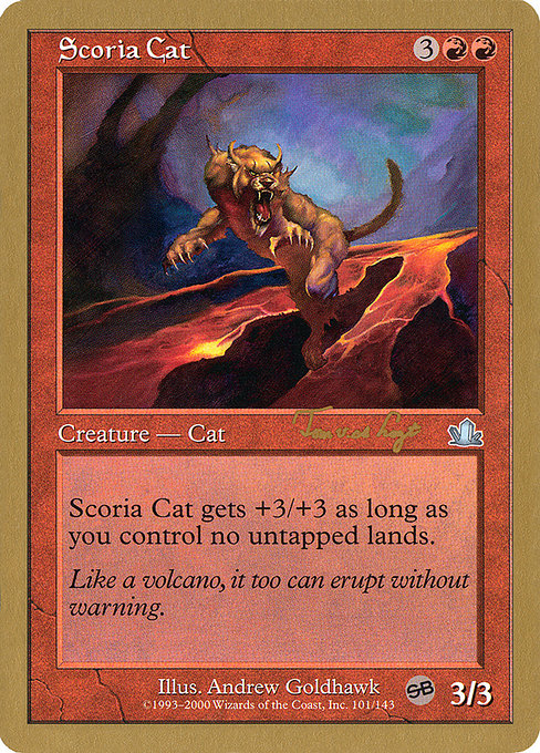 Scoria Cat (World Championship Decks 2001 #tvdl101sb)