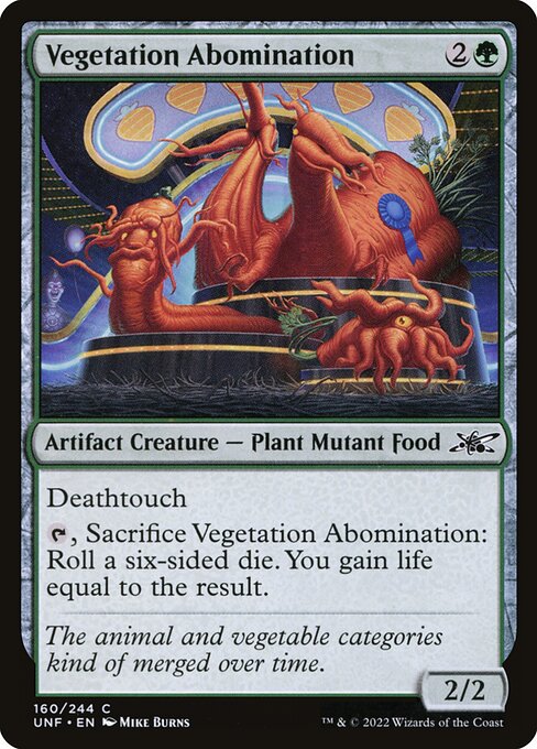 Vegetation Abomination (Unfinity #160)