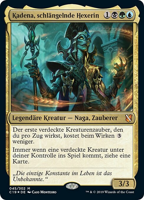 Kadena, Slinking Sorcerer (Commander 2019 #45)