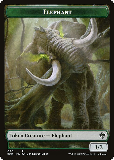 Elephant (Starter Commander Deck Tokens #20)