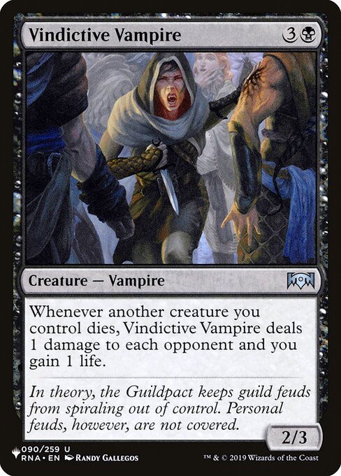 Vampire vindicative (The List)