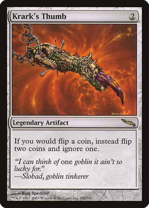 Krark's Thumb (Mirrodin #190)