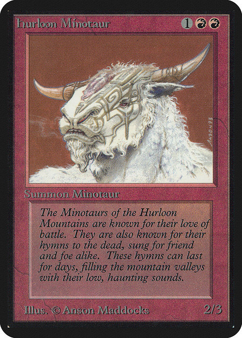 Hurloon Minotaur (Limited Edition Alpha #158)