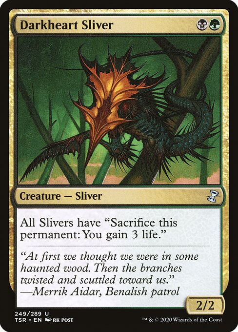 Darkheart Sliver (tsr) 249