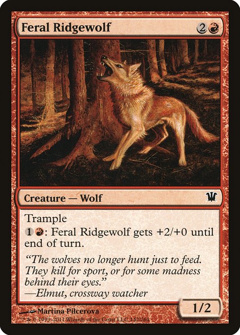 Loup sauvage des contreforts|Feral Ridgewolf
