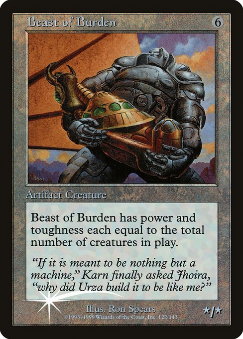 Beast of Burden (Urza's Legacy Promos #122†)