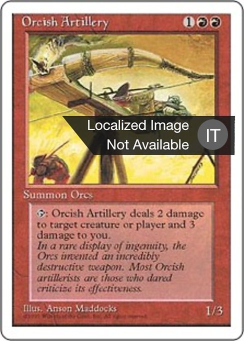 Orcish Artillery (Fourth Edition #214)