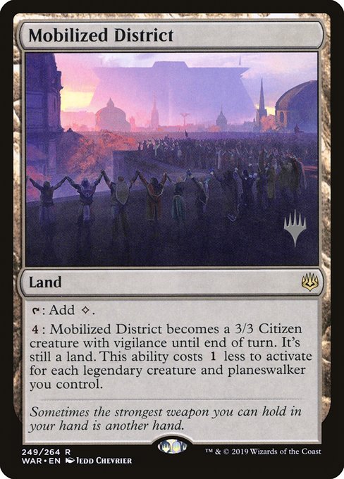 Mobilized District (War of the Spark Promos #249p)