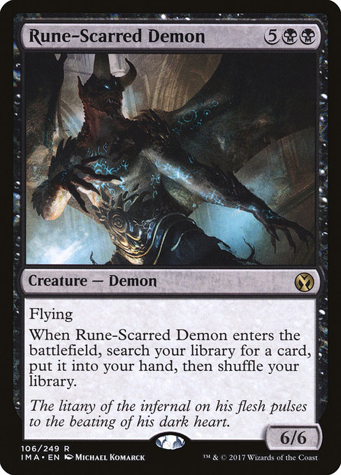 Rune-Scarred Demon (Iconic Masters #106)