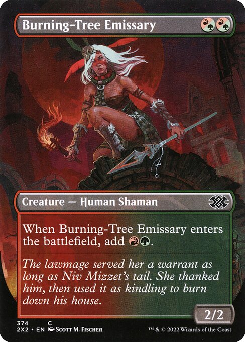 Burning-Tree Emissary (Borderless)