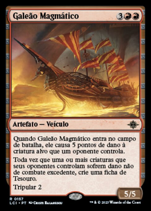 Magmatic Galleon (The Lost Caverns of Ixalan #157)