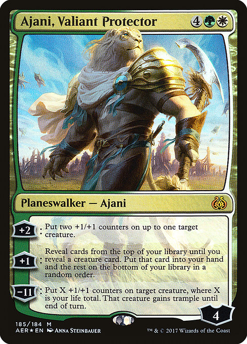 Ajani, Valiant Protector (Aether Revolt #185)