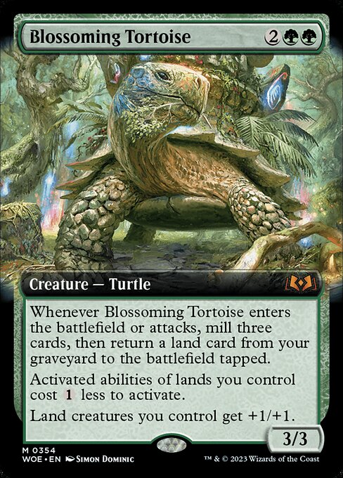 Blossoming Tortoise (Wilds of Eldraine #354)