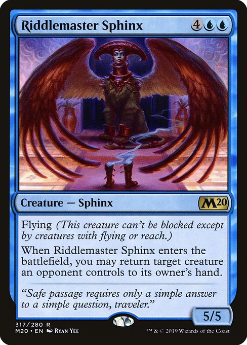 Riddlemaster Sphinx (m20) 317