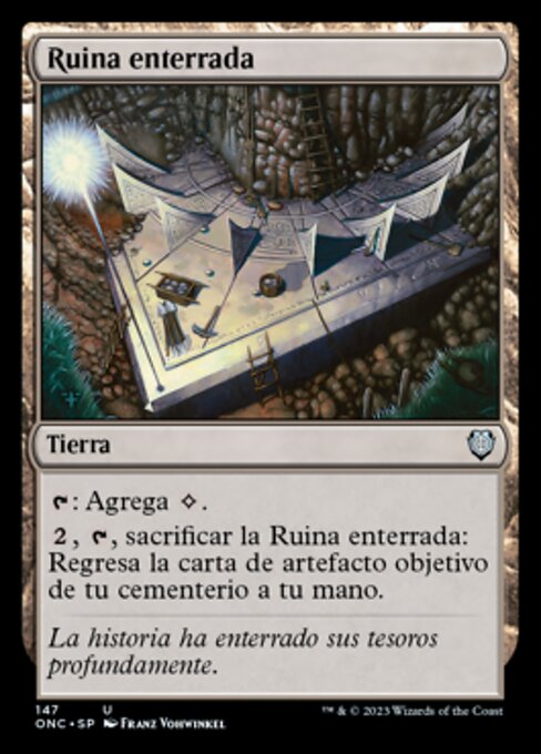 Buried Ruin (Phyrexia: All Will Be One Commander #147)
