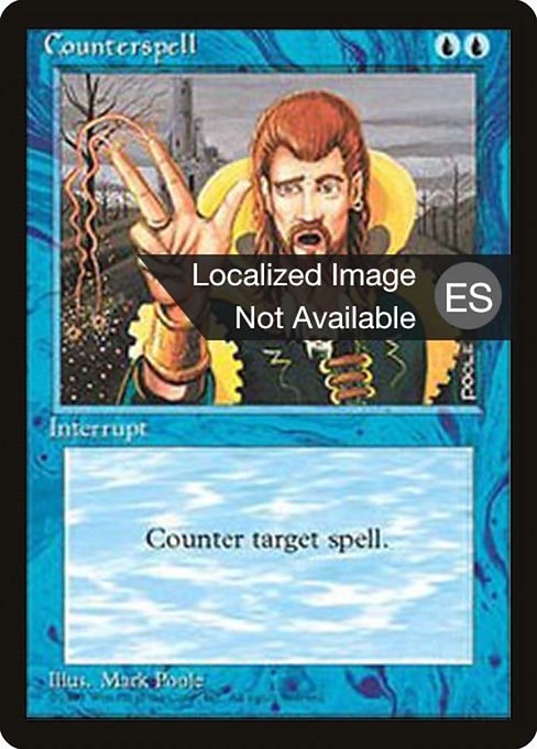 Counterspell (Fourth Edition Foreign Black Border #65)