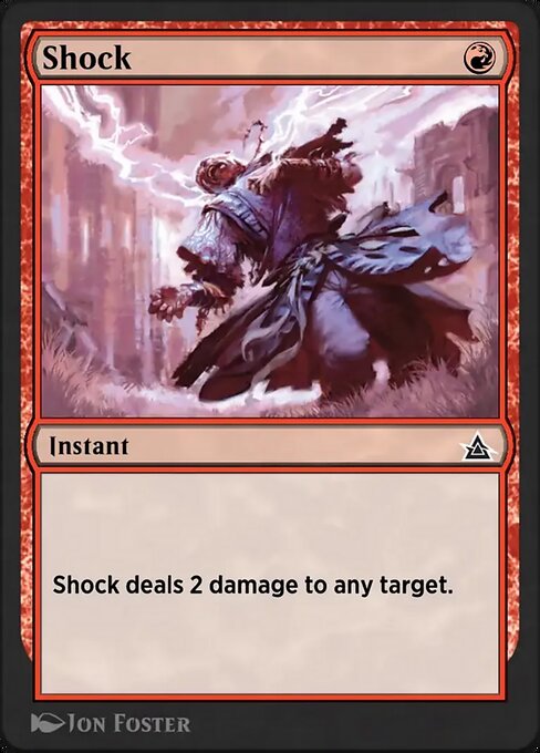 Shock magic the gathering card art