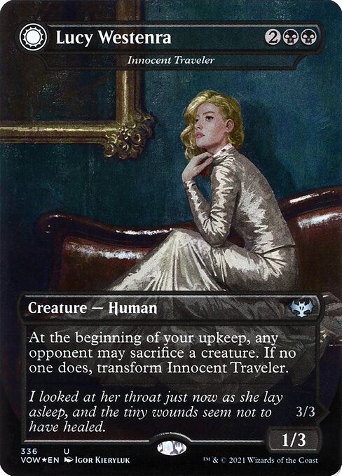 Innocent Traveler // Malicious Invader (Innistrad: Crimson Vow #336)