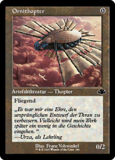 Ornithopter (Dominaria Remastered #386)