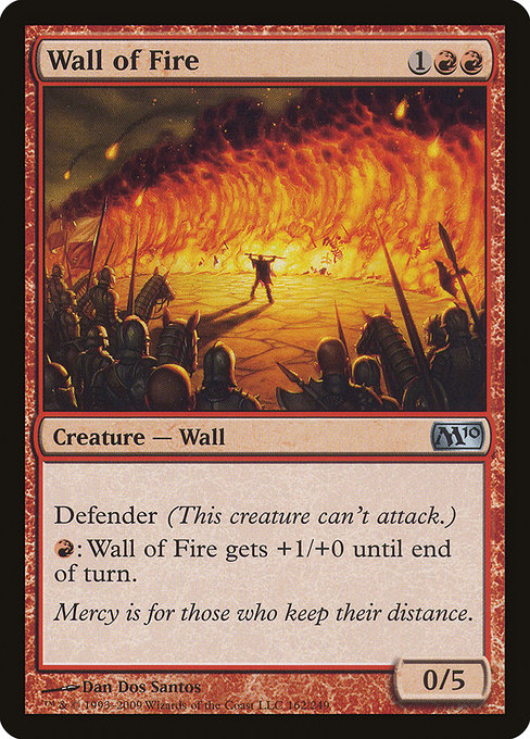 Wall of Fire (Magic 2010 #162)