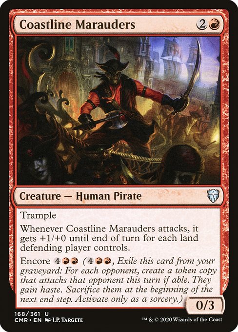 Coastline Marauders (Commander Legends #168)