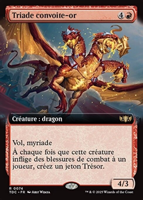 Triade convoite-or