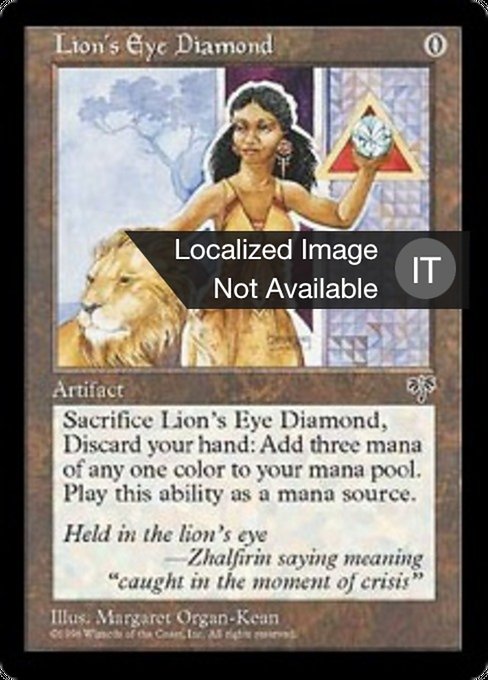 Lion's Eye Diamond (Mirage #307)