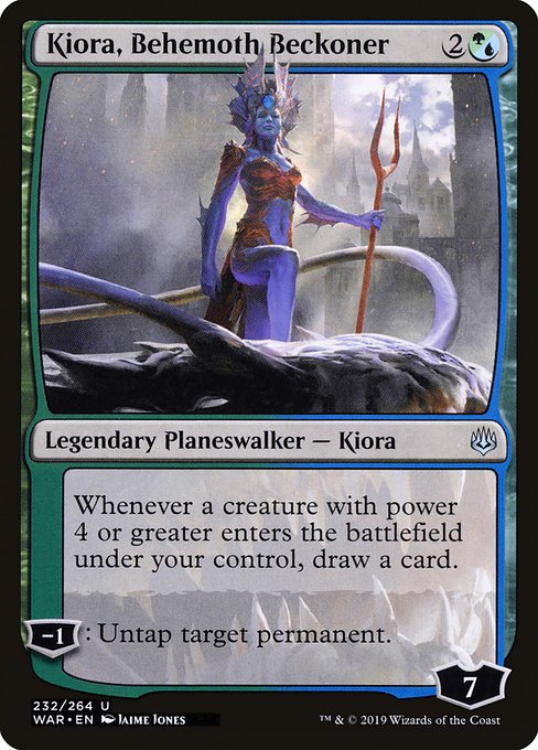 Kiora, Behemoth Beckoner (War of the Spark #232)