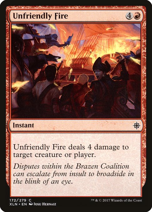 Unfriendly Fire card image
