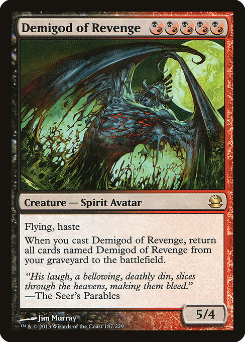 Demigod of Revenge (Modern Masters #187)