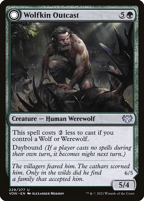 Wolfkin Outcast (Innistrad: Crimson Vow)