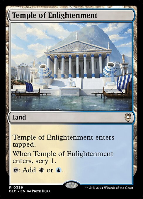 Temple of Enlightenment (Bloomburrow Commander #339)